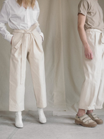 Load image into Gallery viewer, Atelier Trousers Cream | Aure Studio