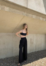 Afbeelding in Gallery-weergave laden, Leo high cut bra- Charcoal | HARA the label