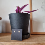 Load image into Gallery viewer, Honeycomb Dangle stud //ONE PIECE