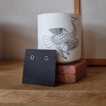 Load image into Gallery viewer, Open Circle Dangle stud //ONE PIECE