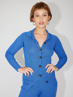 Load image into Gallery viewer, Blue Cardigan | Rhea.