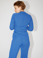 Load image into Gallery viewer, Blue Cardigan | Rhea.