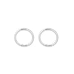 Load image into Gallery viewer, Silver Circle Stud Earrings 3 MM