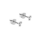 Load image into Gallery viewer, Silver Triple Stud Earrings