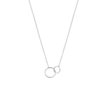 Load image into Gallery viewer, Gold Plated Necklace with Double Circle