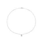 Load image into Gallery viewer, Silver Necklace with Heart