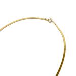 Afbeelding in Gallery-weergave laden, Gold Plated Necklace Flat Link