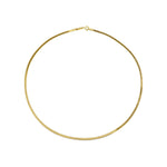 Afbeelding in Gallery-weergave laden, Gold Plated Necklace Flat Link