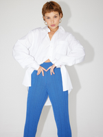 Load image into Gallery viewer, Rib Pants Blue | Rhea.
