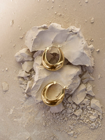 Load image into Gallery viewer, Sawyer Dome Earrings in Vermeil | Young Frankk