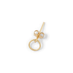 Load image into Gallery viewer, Open Circle Dangle stud //ONE PIECE