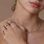 Load image into Gallery viewer, Silver Necklace Tiger Link