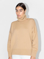 Load image into Gallery viewer, Heavy Roll Neck Camel | Rhea.
