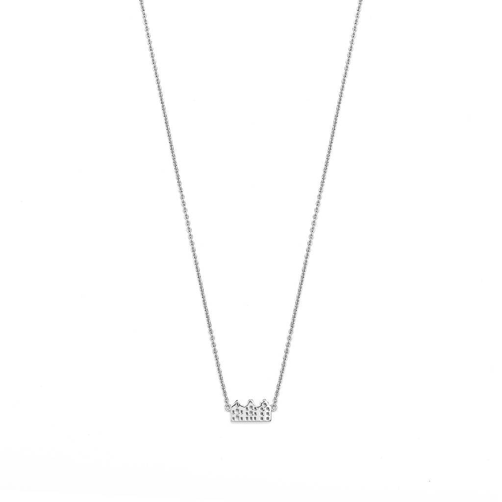 Riverstones Canal Necklace Silver