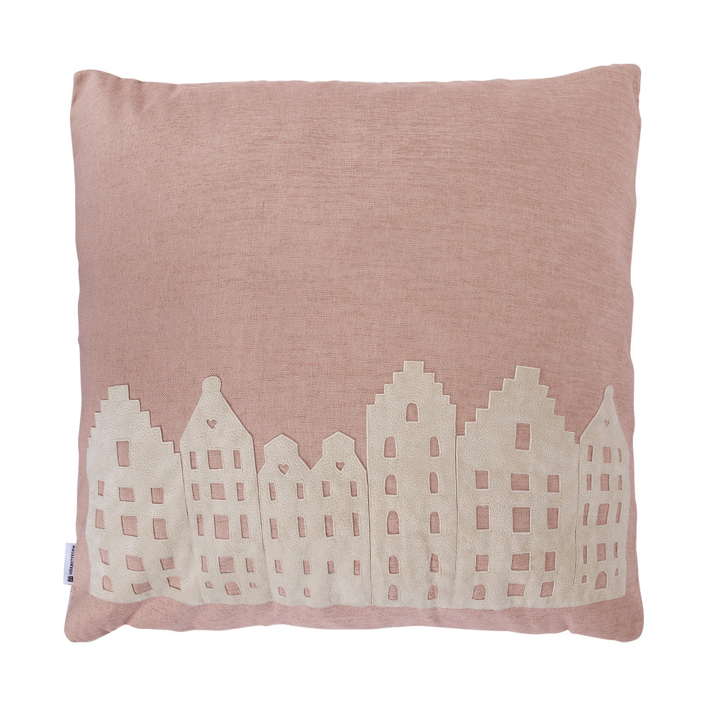 V at the City Cushion Cover 70&#215;70 Soft Pink