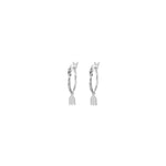 Load image into Gallery viewer, Riverstones Earings Jordaan Hoops Silver
