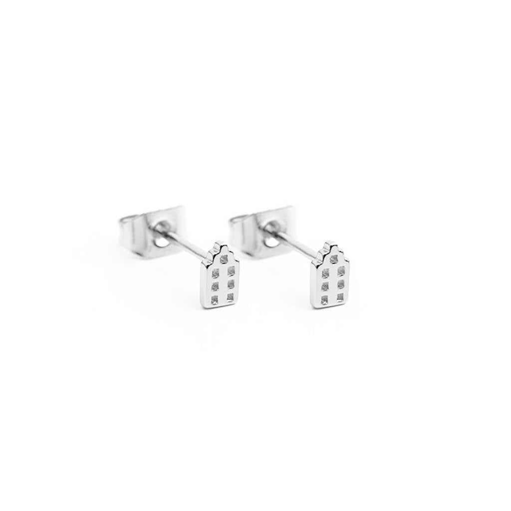 Riverstones Earings Jordaan Studs Silver