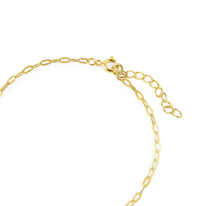 Gold Plated Bracelet Short Link