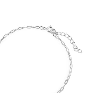 Silver Bracelet Short Link