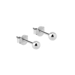 Load image into Gallery viewer, Silver Classic Stud Earring 3 MM
