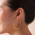Load image into Gallery viewer, Gold Plated Triple Stud Earrings
