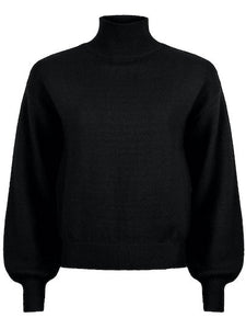 YDENCE Knitted Sweater Bo Black