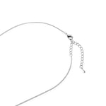Load image into Gallery viewer, Silver Plated Necklace with Double Circle

