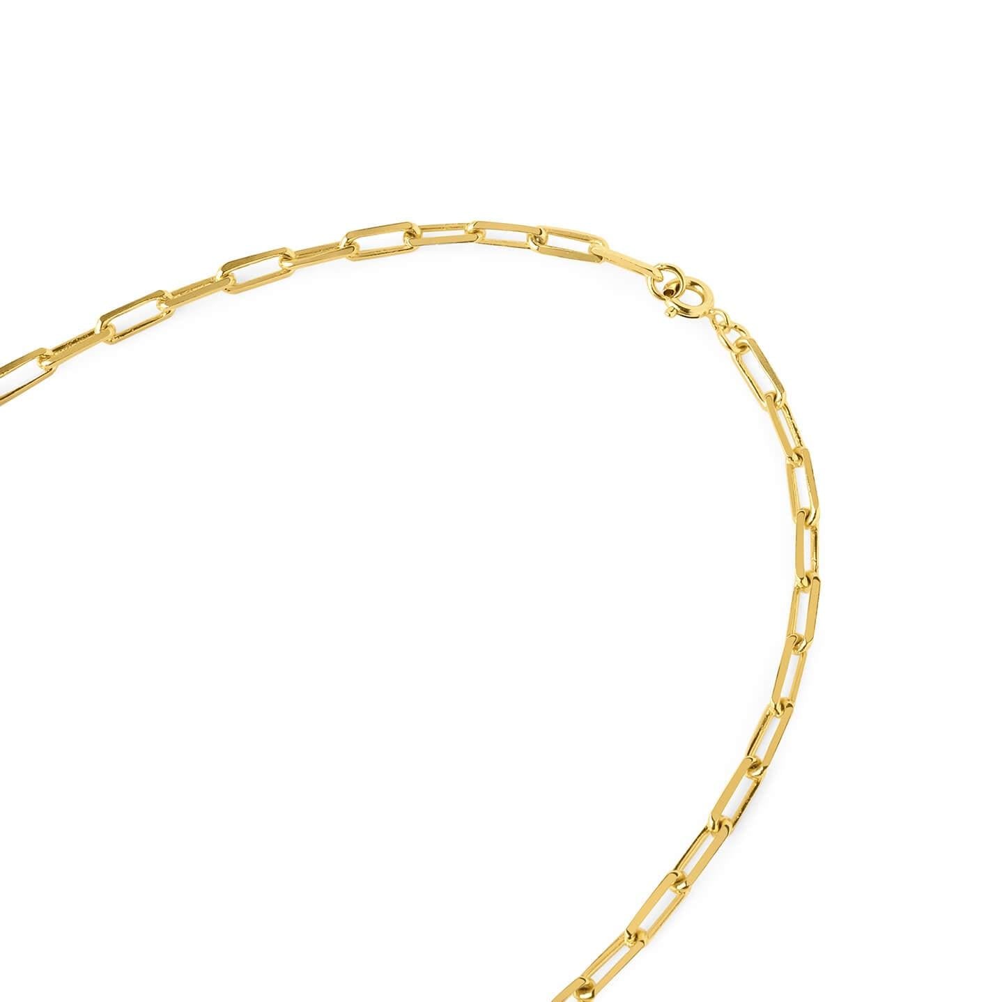 Gold Plated Necklace Long Link