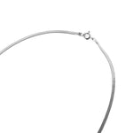 Afbeelding in Gallery-weergave laden, Silver Necklace Flat Link
