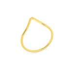 Load image into Gallery viewer, Gold Plated V Shaped Ring
