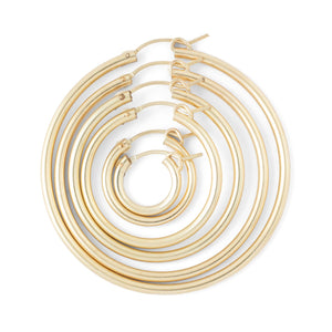 Bold hoop // gold filled //ONE PIECE