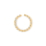 Afbeelding in Gallery-weergave laden, Pearly Hammered Earcuff //ONE PIECE
