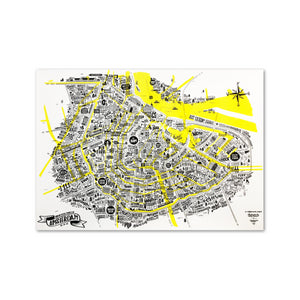 The Great Places of Amsterdam / In60Seconds BV Great Places of Amsterdam Riso Poster