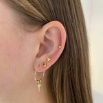 Load image into Gallery viewer, Gold Plated Triple Stud Earrings

